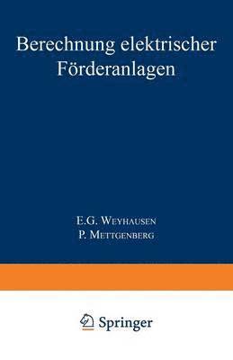 Berechnung elektrischer Frderanlagen 1