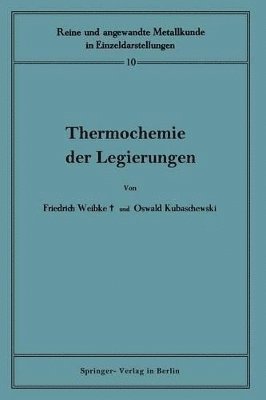 bokomslag Thermochemie der Legierungen