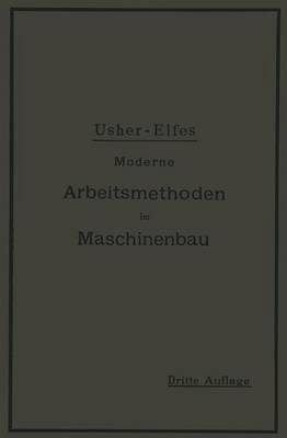 bokomslag Moderne Arbeitsmethoden im Maschinenbau