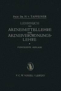 bokomslag Lehrbuch der: Arzneimittellehre und Arzneiverordnungslehre