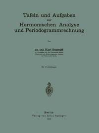 bokomslag Tafeln und Aufgaben zur Harmonischen Analyse und Periodogrammrechnung