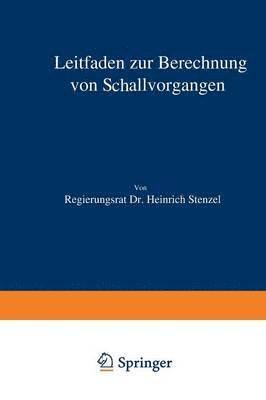 bokomslag Leitfaden zur Berechnung von Schallvorgängen