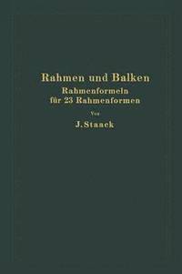 bokomslag Rahmen und Balken