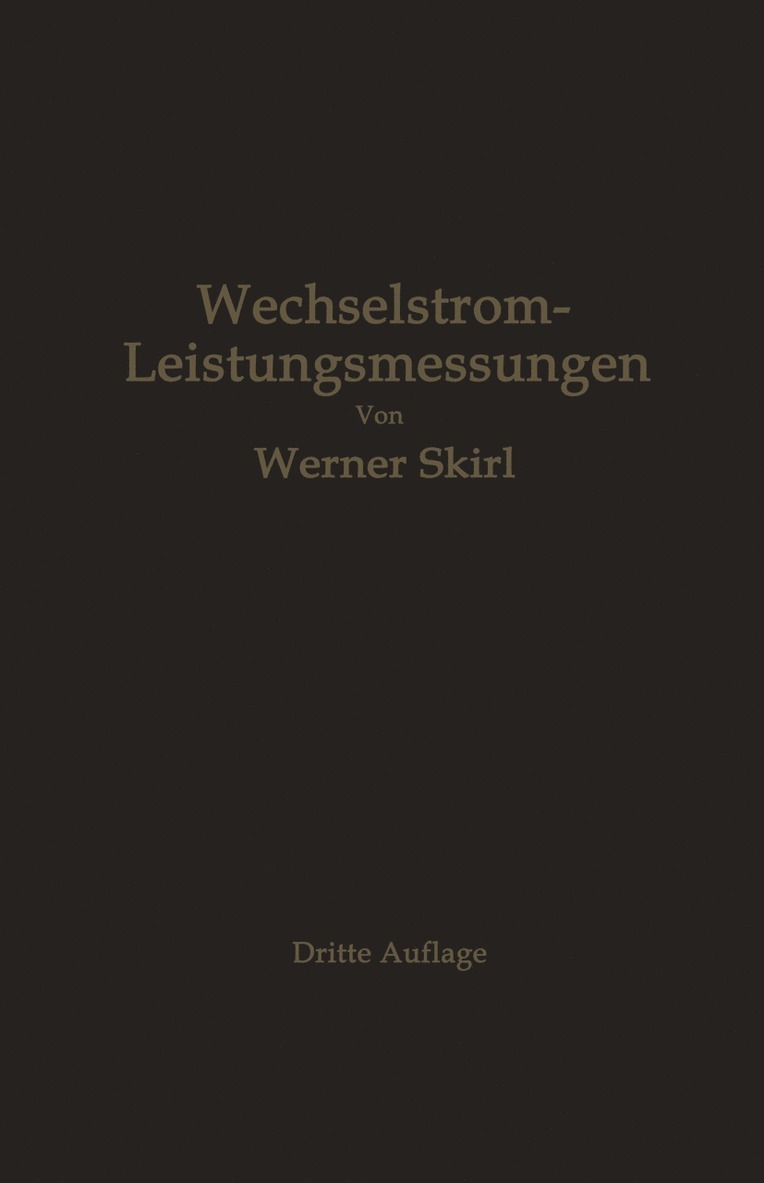 Wechselstrom-Leistungsmessungen 1