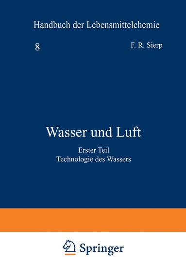 Fr. Sierp, A. Splittgerber, H. Holthöfer, A. Juckenack, E. Bames, B. Bleyer, J. Grossfeld - Wasser und Luft, Häftad