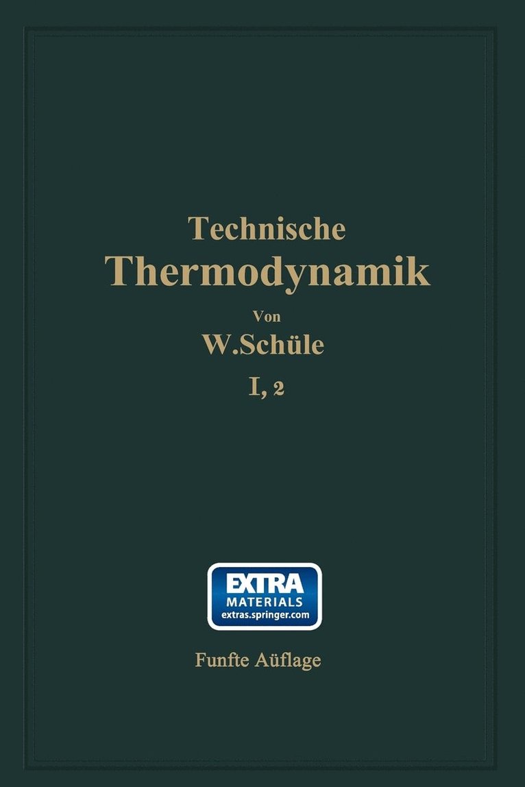 Technische Thermodynamik 1