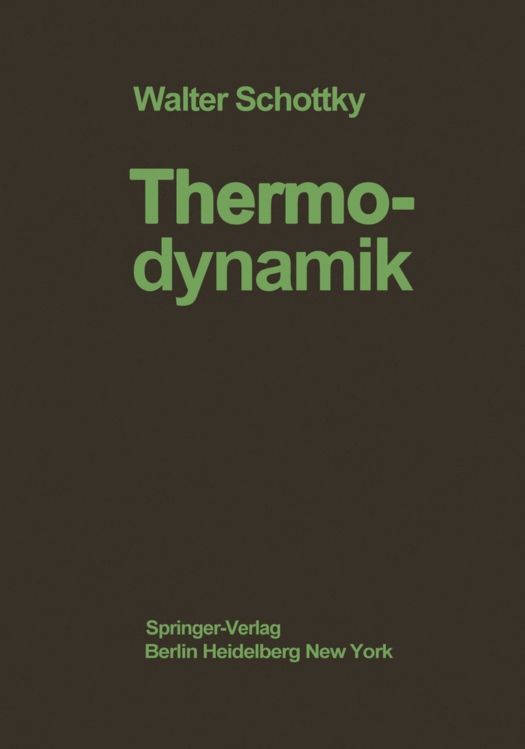 Thermodynamik 1