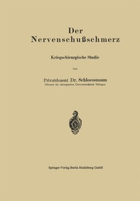 bokomslag Der Nervenschußschmerz