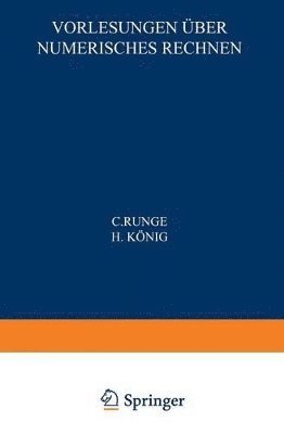 Vorlesungen über Numerisches Rechnen