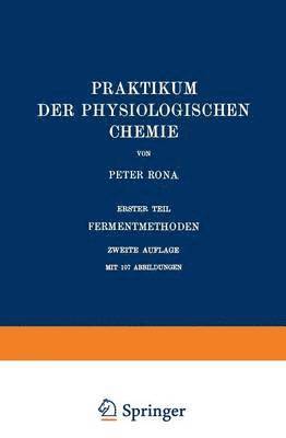 bokomslag Praktikum der Physiologischen Chemie