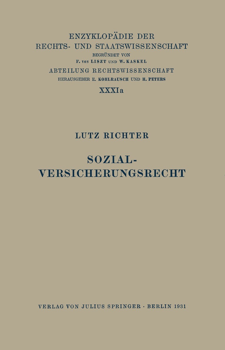 Sozialversicherungsrecht