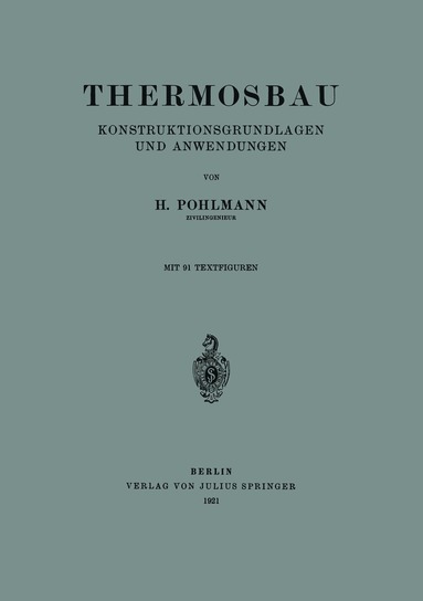 bokomslag Thermosbau