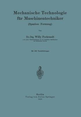 Mechanische Technologie fr Maschinentechniker 1