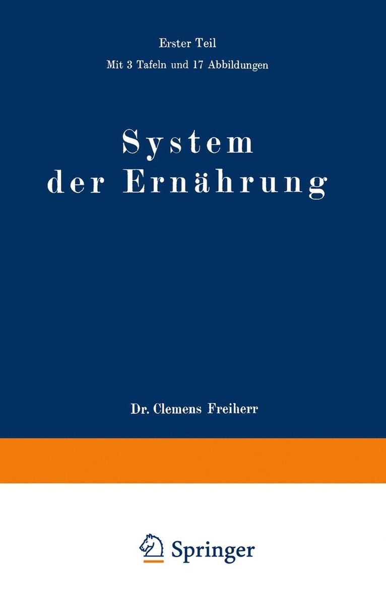 Clemens Pirquet - System der Ernährung, Häftad