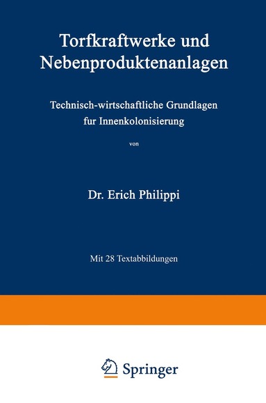 bokomslag Torfkraftwerke und Nebenproduktenanlagen