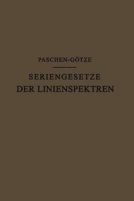 Seriengesetze der Linienspektren 1