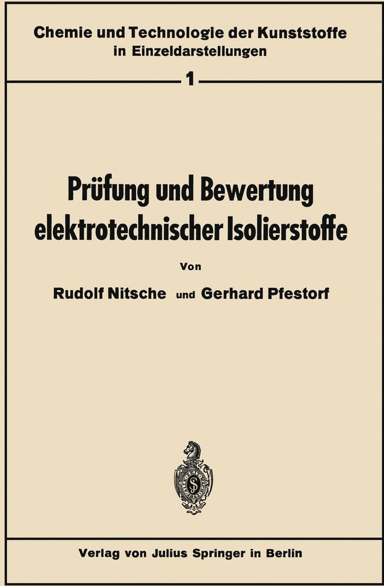 Prfung und Bewertung elektrotechnischer Isolierstoffe 1