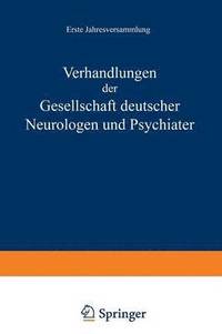 bokomslag Verhandlungen der Gesellschaft Deutscher Neurologen und Psychiater