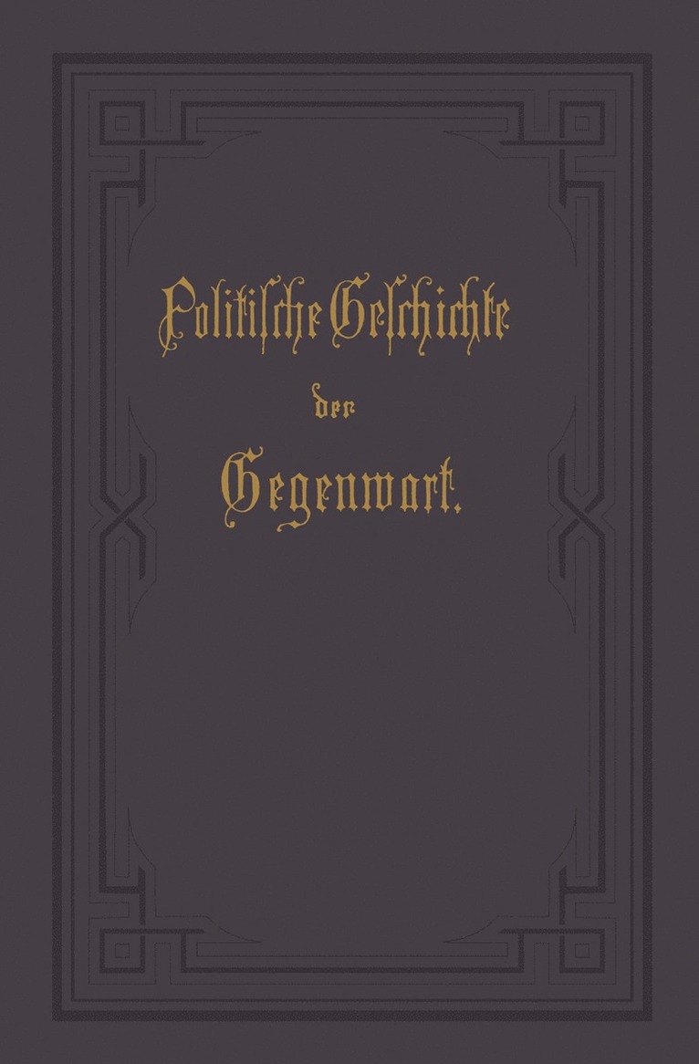 Politische Geschichte der Gegenwart