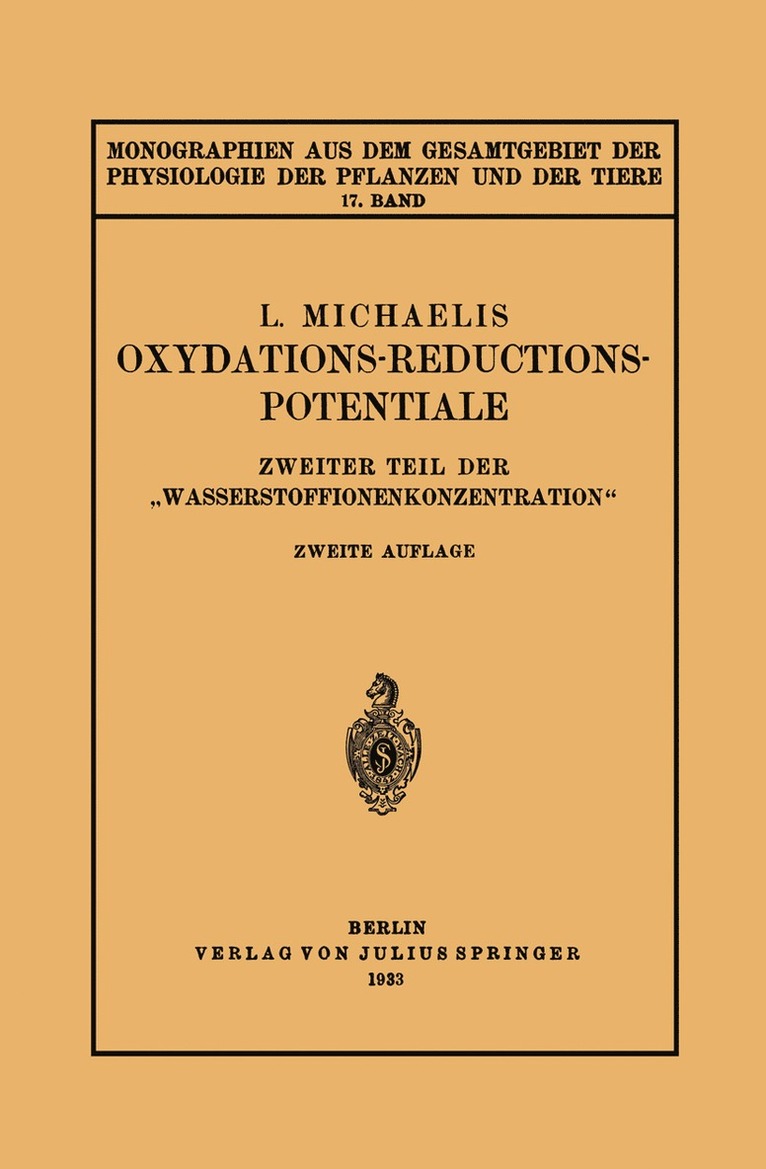 Oxydations-Reductions-Potentiale 1