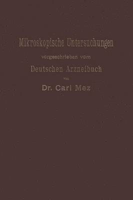 Mikroskopische Untersuchungen 1