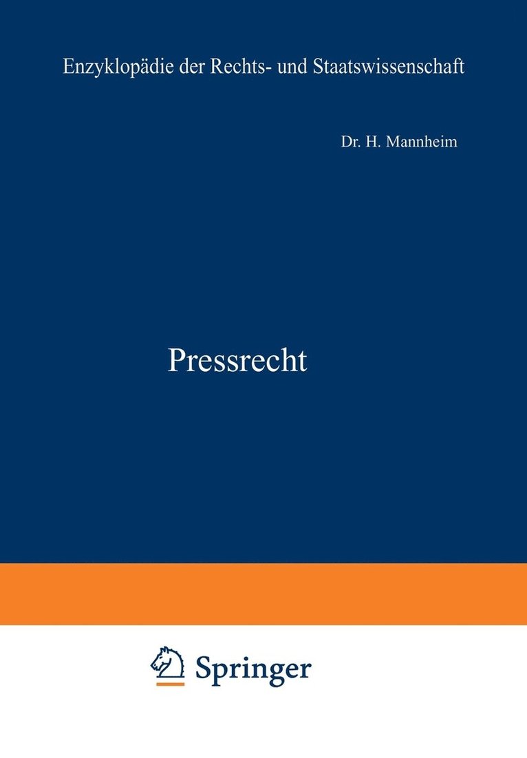 Pressrecht 1