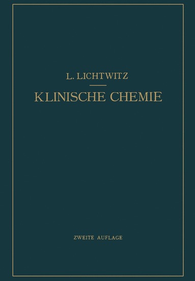 bokomslag Klinische Chemie