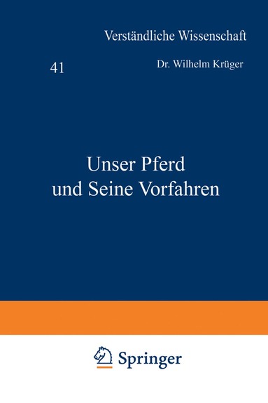 bokomslag Unser Pferd und Seine Vorfahren