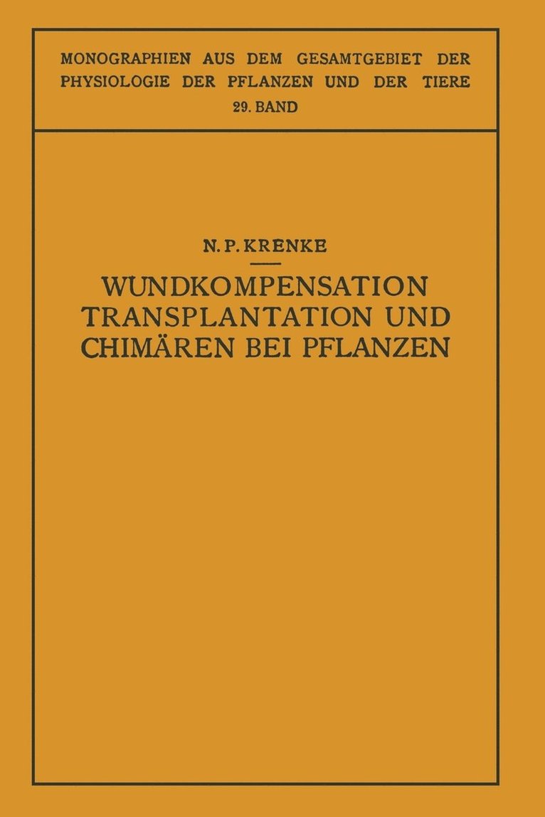 Wundkompensation Transplantation und Chimren bei Pflanzen 1