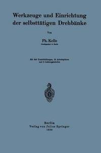 bokomslag Werkzeuge und Einrichtung der selbstttigen Drehbnke