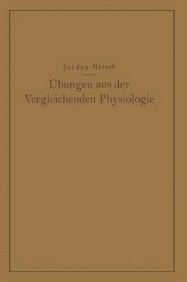 bokomslag bungen aus der Vergleichenden Physiologie