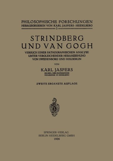 bokomslag Strindberg und Van Gogh