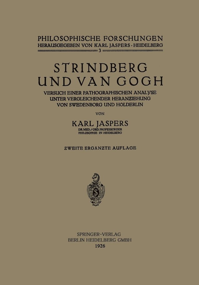 Strindberg und Van Gogh 1