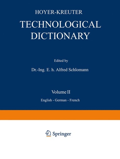 bokomslag Technological Dictionary