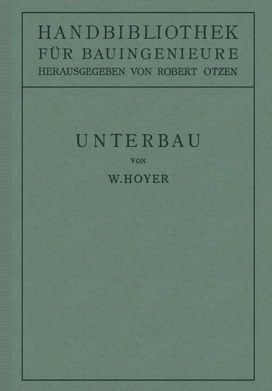 bokomslag Unterbau