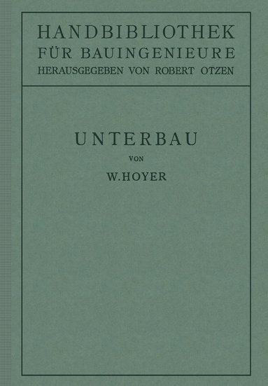 bokomslag Unterbau