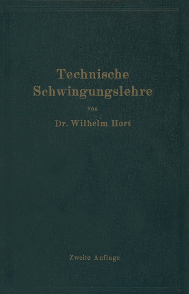 bokomslag Technische Schwingungslehre