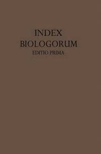 bokomslag Index Biologorum