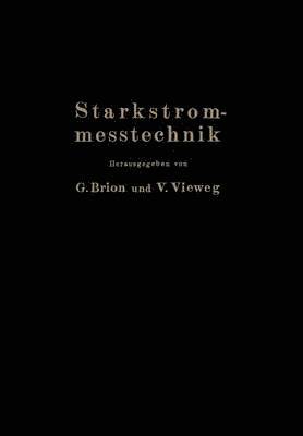 bokomslag Starkstrommeßtechnik