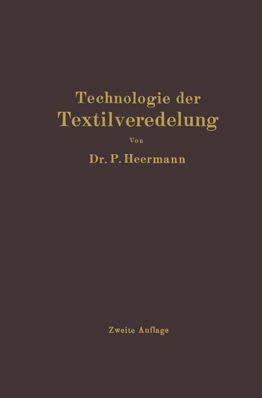 bokomslag Technologie der Textilveredelung