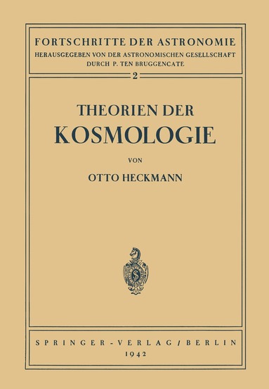 bokomslag Theorien der Kosmologie