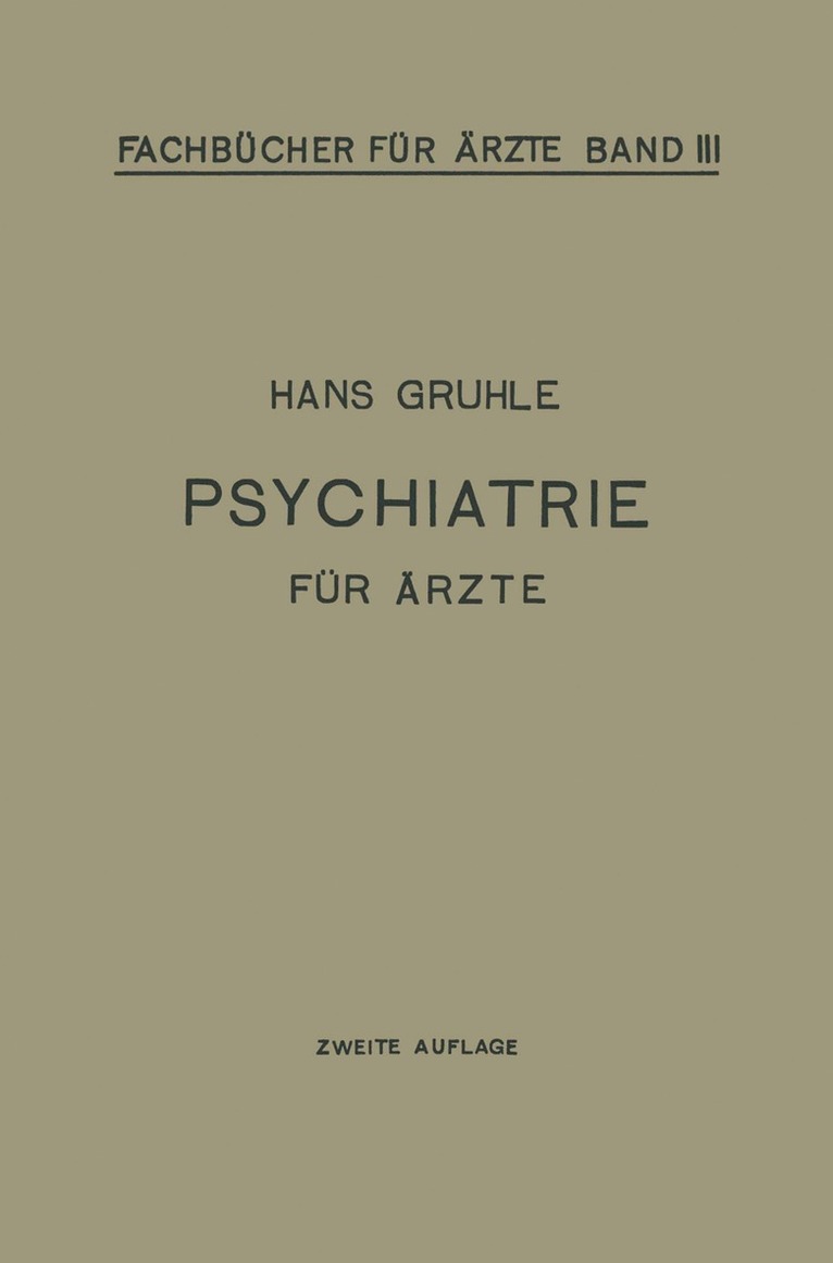Psychiatrie für Ärzte