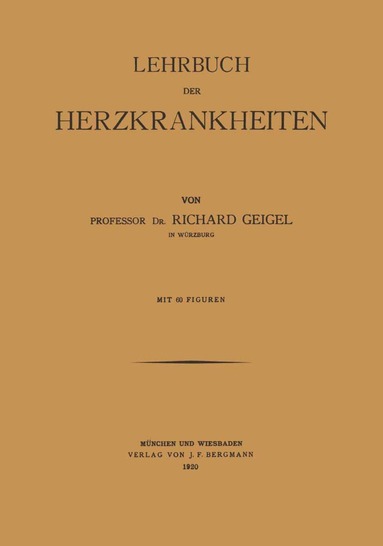 bokomslag Lehrbuch der Herzkrankheiten