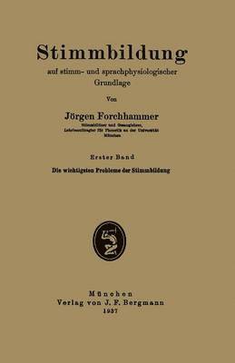 bokomslag Stimmbildung auf stimm- und sprachphysiologischer Grundlage