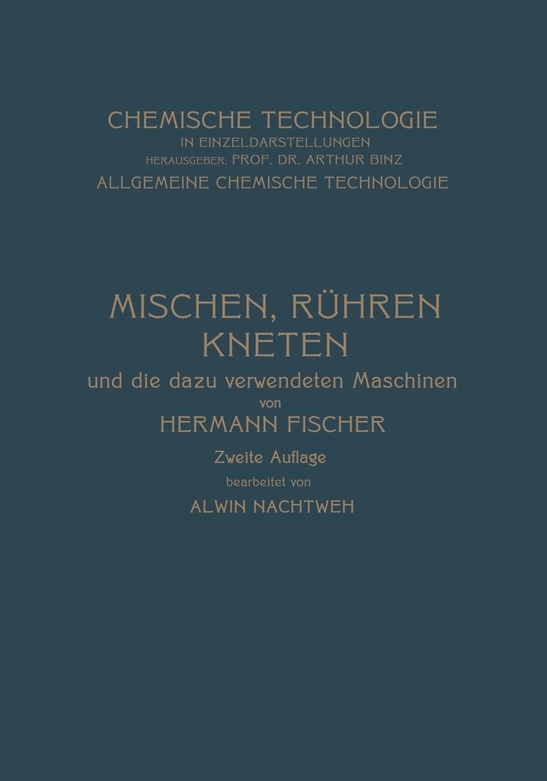 Mischen Rhren, Kneten und die Dazu Verwendeten Maschinen 1