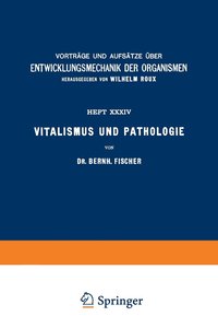 bokomslag Vitalismus und Pathologie