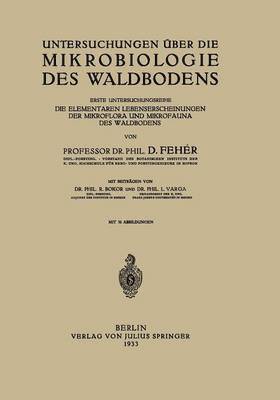 bokomslag Untersuchungen ber die Mikrobiologie des Waldbodens