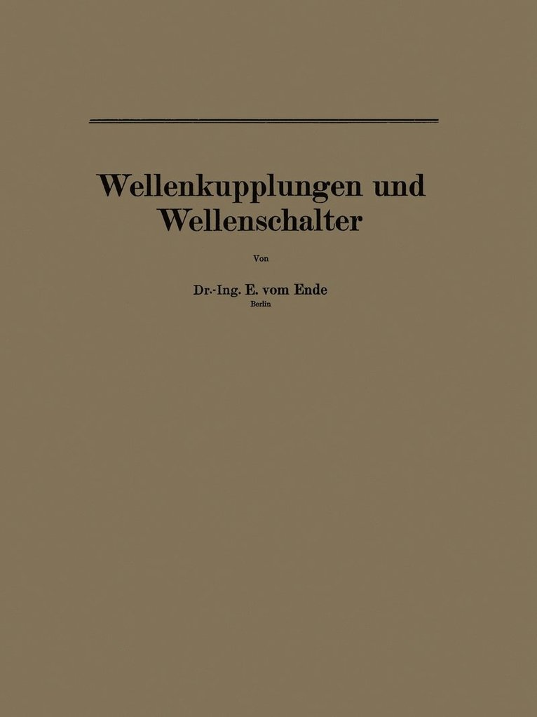 Wellenkupplungen und Wellenschalter 1