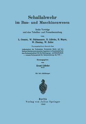 bokomslag Schallabwehr im Bau- und Maschinenwesen