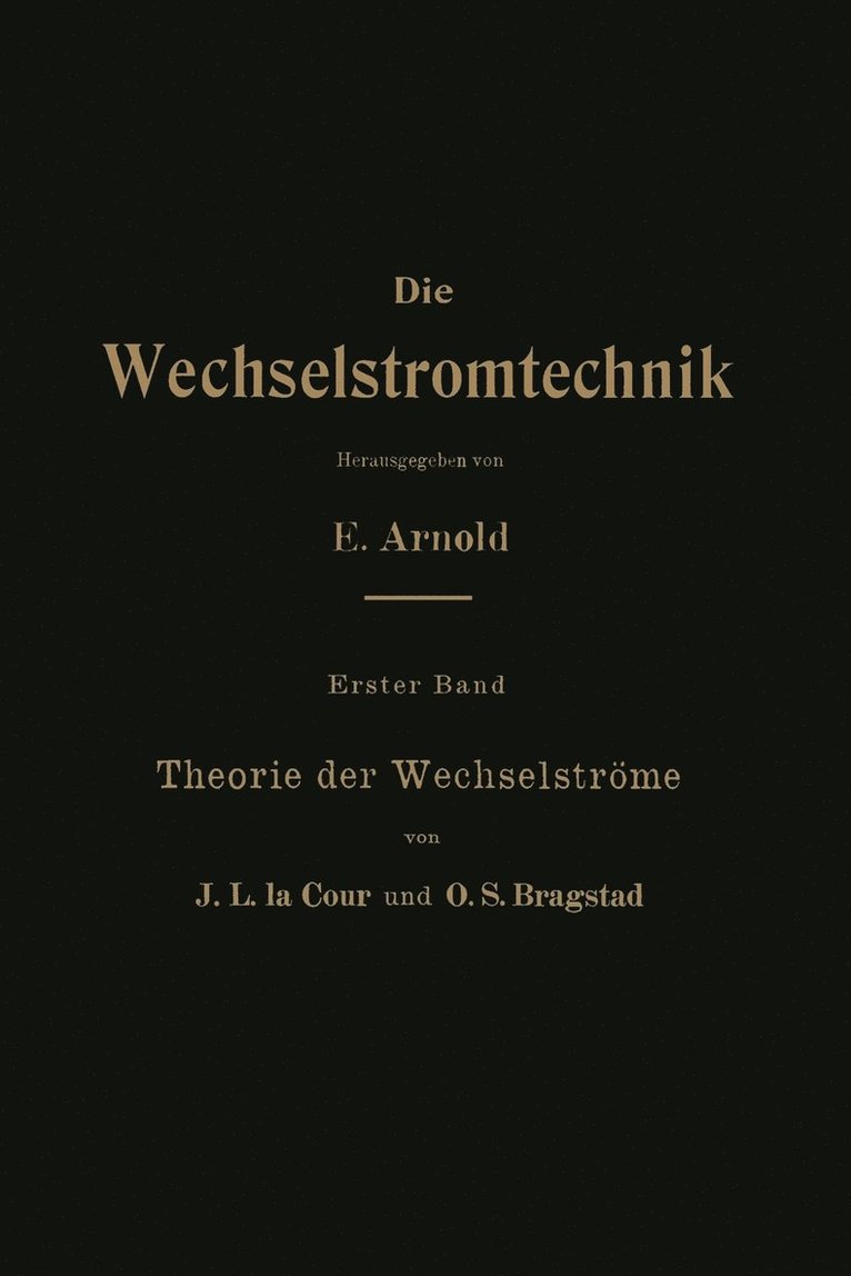 Theorie der Wechselströme